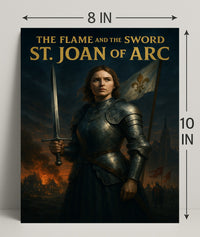 The Flame And The Sword St. Joan Of Arc Poster PosterGoat