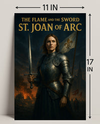 The Flame And The Sword St. Joan Of Arc Poster PosterGoat