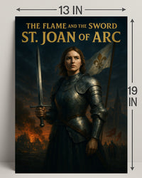 The Flame And The Sword St. Joan Of Arc Poster PosterGoat