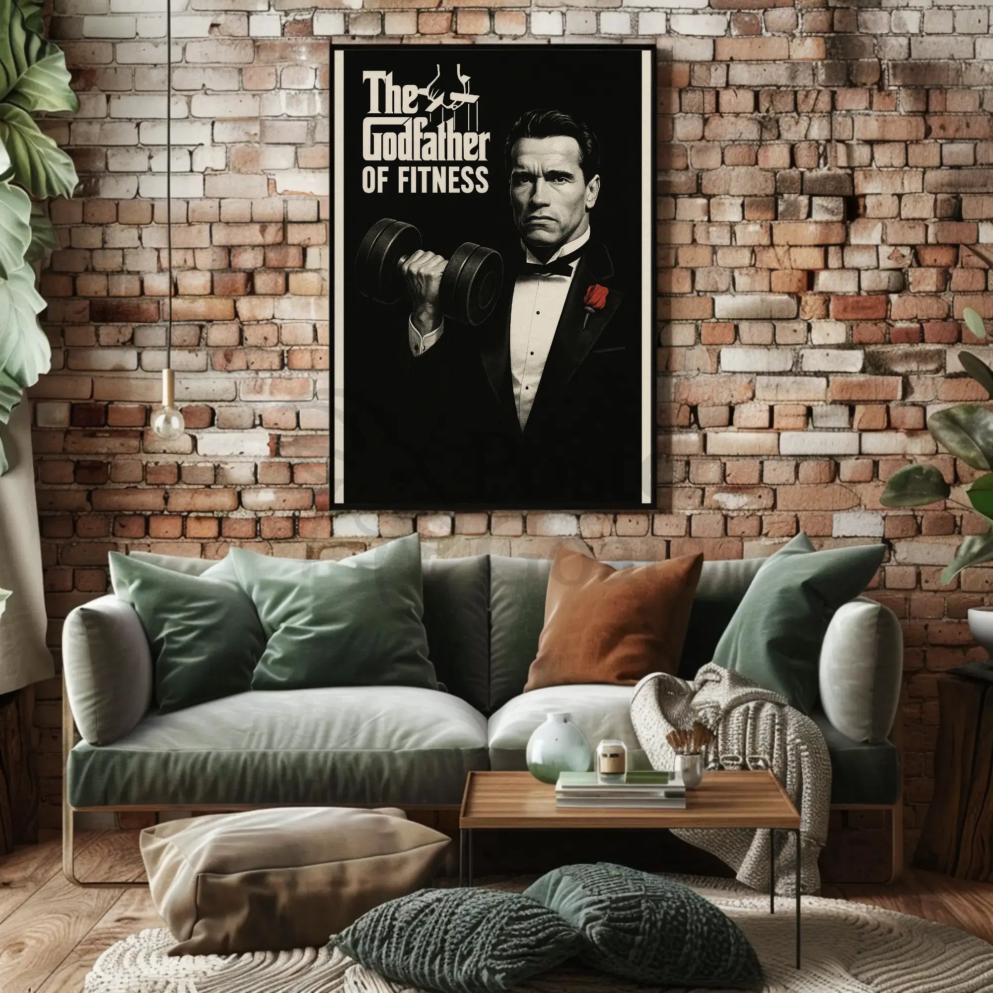 The Godfather of Fitness Pop Culture Poster PosterGoat