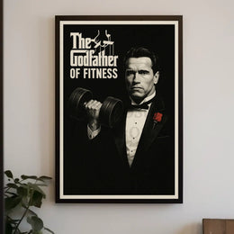 The Godfather of Fitness Pop Culture Poster PosterGoat