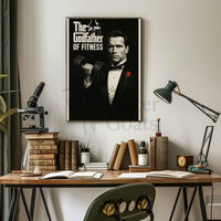 The Godfather of Fitness Pop Culture Poster PosterGoat