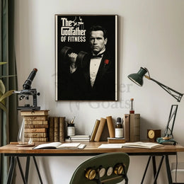 The Godfather of Fitness Pop Culture Poster PosterGoat