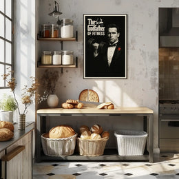 The Godfather of Fitness Pop Culture Poster PosterGoat