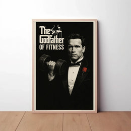 The Godfather of Fitness Pop Culture Poster PosterGoat