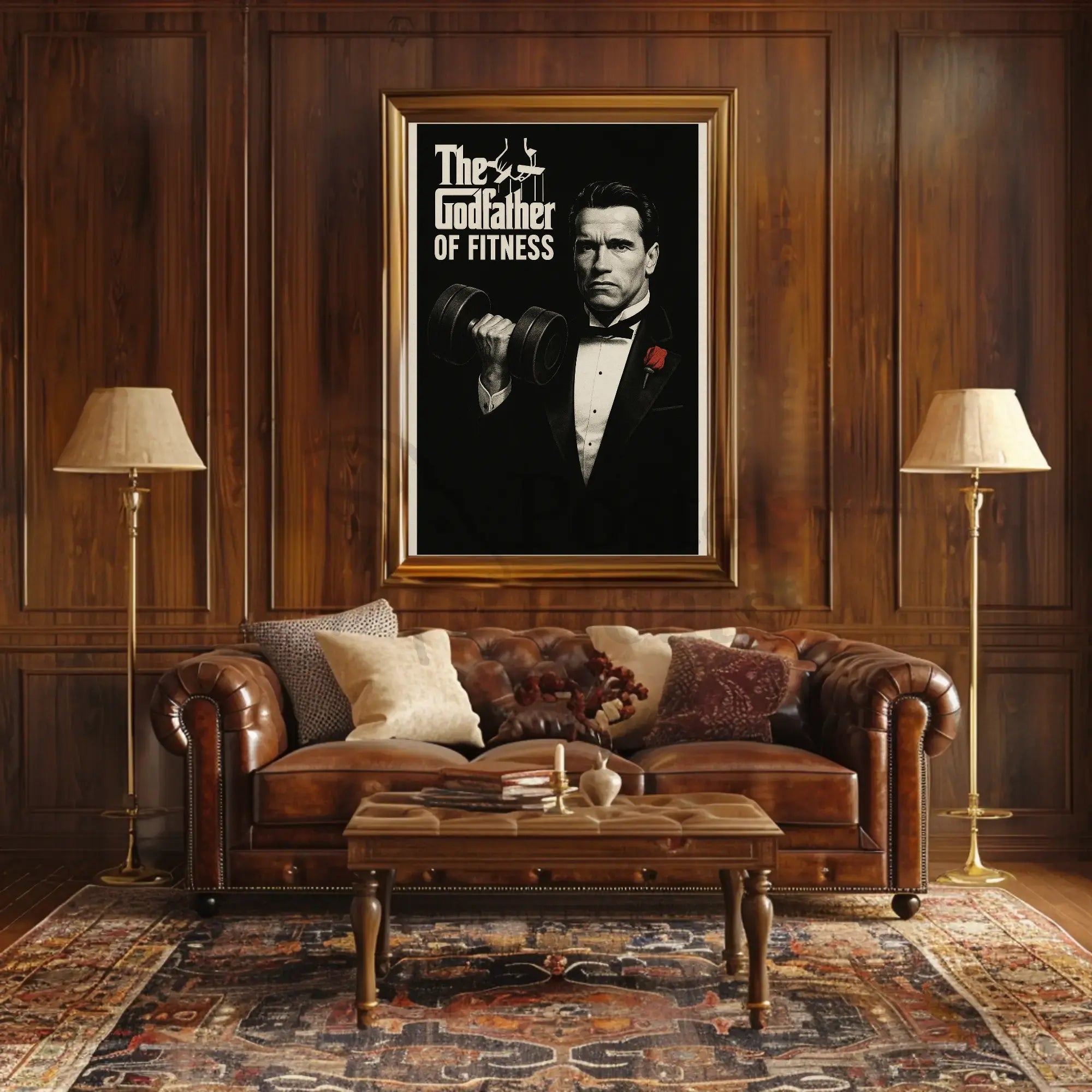 The Godfather of Fitness Pop Culture Poster PosterGoat