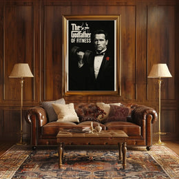 The Godfather of Fitness Pop Culture Poster PosterGoat
