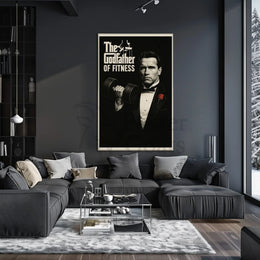 The Godfather of Fitness Pop Culture Poster PosterGoat