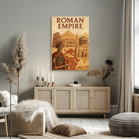 The Grandeur of Rome Cultural or Heritage Poster PosterGoat