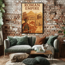 The Grandeur of Rome Cultural or Heritage Poster PosterGoat