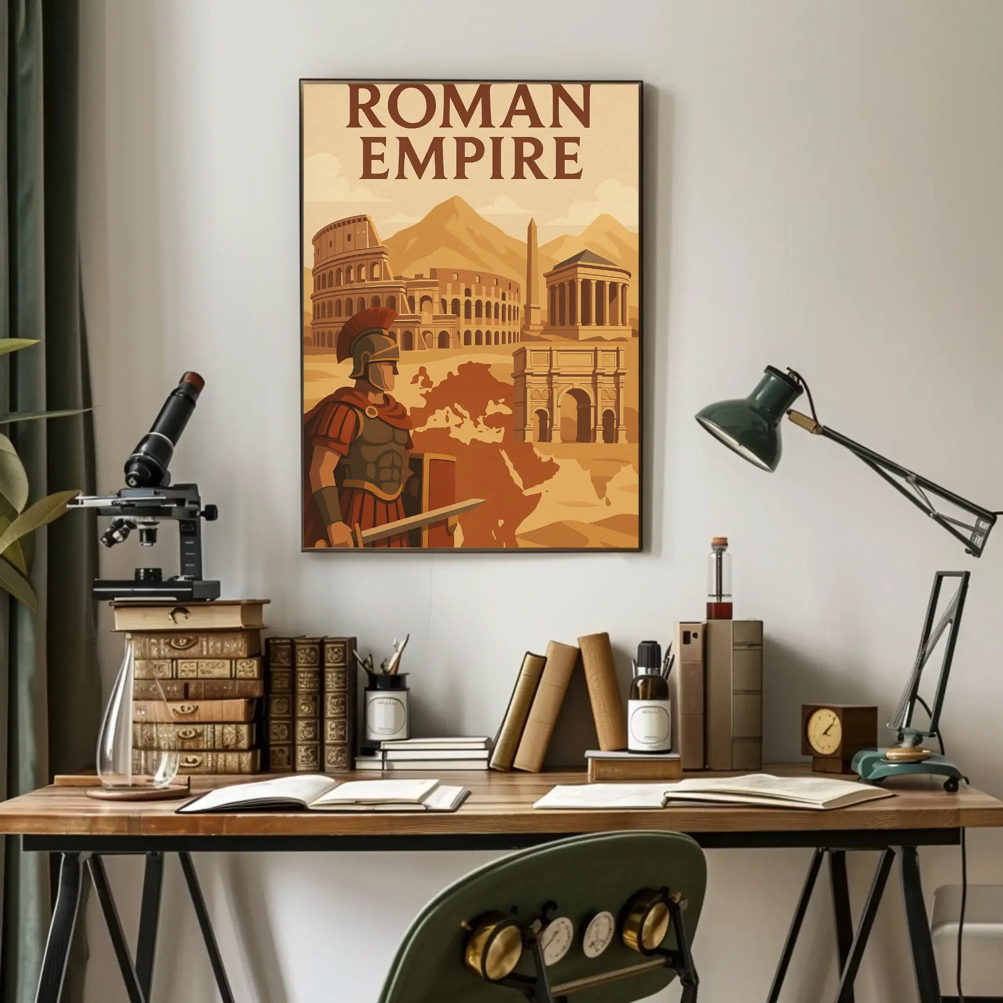 The Grandeur of Rome Cultural or Heritage Poster PosterGoat