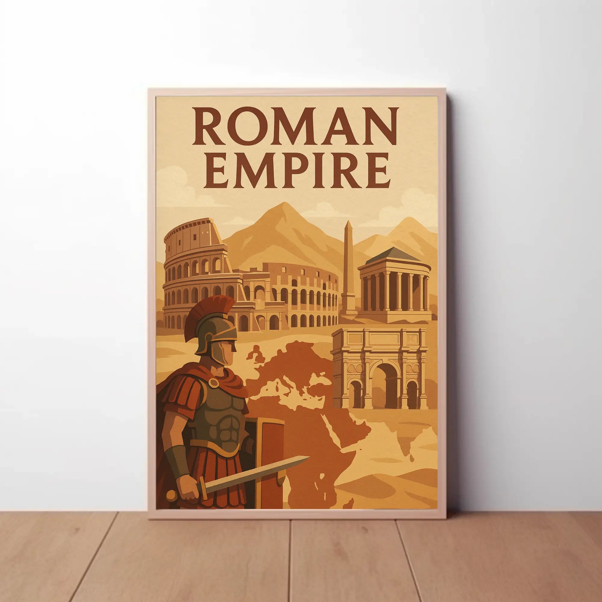 The Grandeur of Rome Cultural or Heritage Poster PosterGoat
