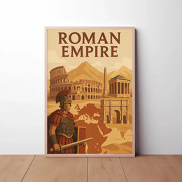 The Grandeur of Rome Cultural or Heritage Poster PosterGoat