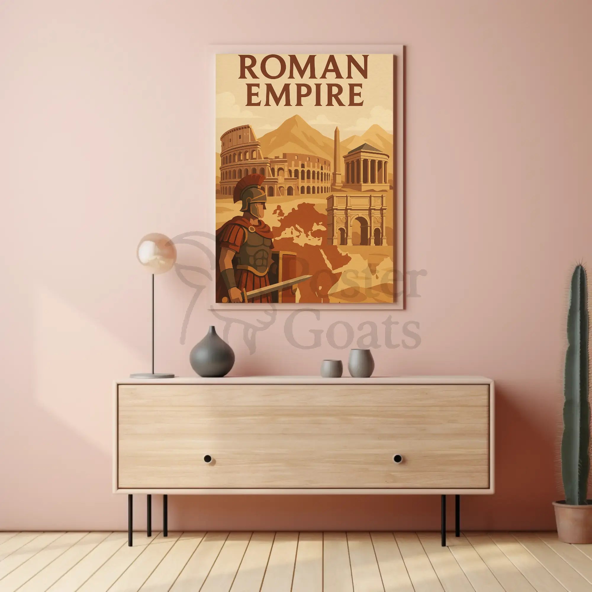 The Grandeur of Rome Cultural or Heritage Poster PosterGoat
