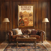 The Grandeur of Rome Cultural or Heritage Poster PosterGoat