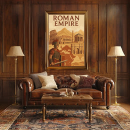 The Grandeur of Rome Cultural or Heritage Poster PosterGoat