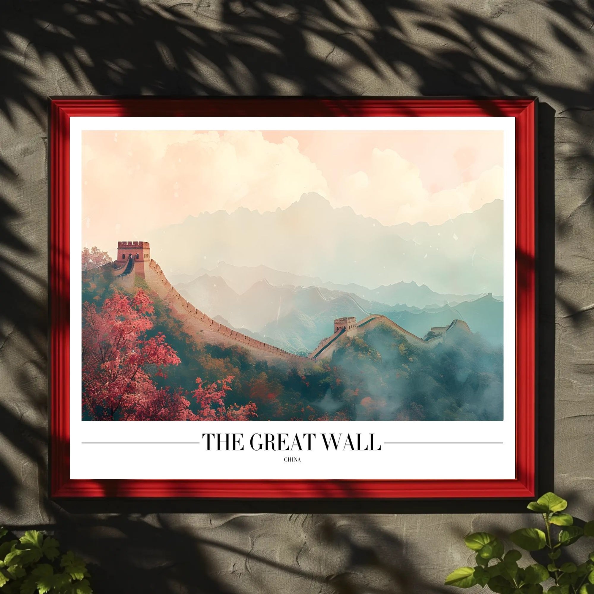 The Great Wall Artful Heritage Poster PosterGoat