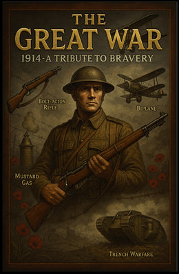 The Great War A Tribute To Bravery Poster PosterGoat