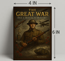 The Great War A Tribute To Bravery Poster PosterGoat