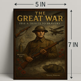 The Great War A Tribute To Bravery Poster PosterGoat