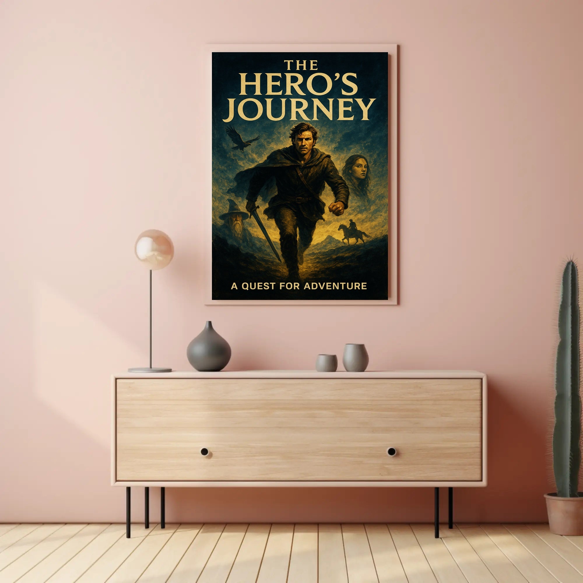 The Hero's Journey Wall Art Adventure Print PosterGoat