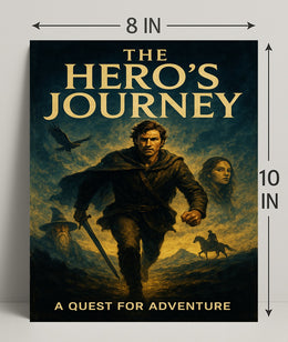 The Hero's Journey Wall Art Adventure Print PosterGoat