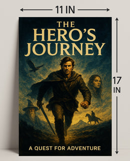 The Hero's Journey Wall Art Adventure Print PosterGoat