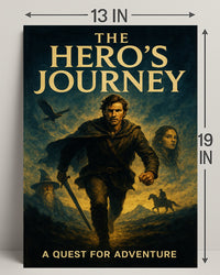The Hero's Journey Wall Art Adventure Print PosterGoat