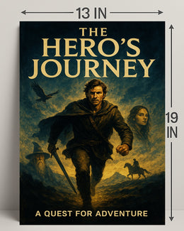 The Hero's Journey Wall Art Adventure Print PosterGoat