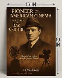 The Legacy of D.W. Griffith Poster Art Print PosterGoat