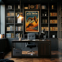 The Legacy of Jesse Owens Wall Art Print PosterGoat