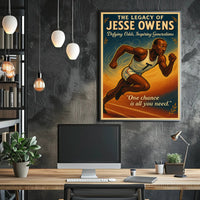 The Legacy of Jesse Owens Wall Art Print PosterGoat