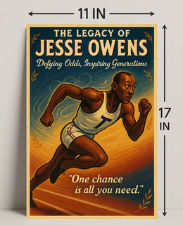 The Legacy of Jesse Owens Wall Art Print PosterGoat