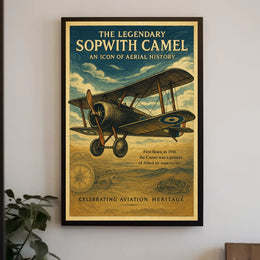 The Legendary Sopwith Camel Poster PosterGoat
