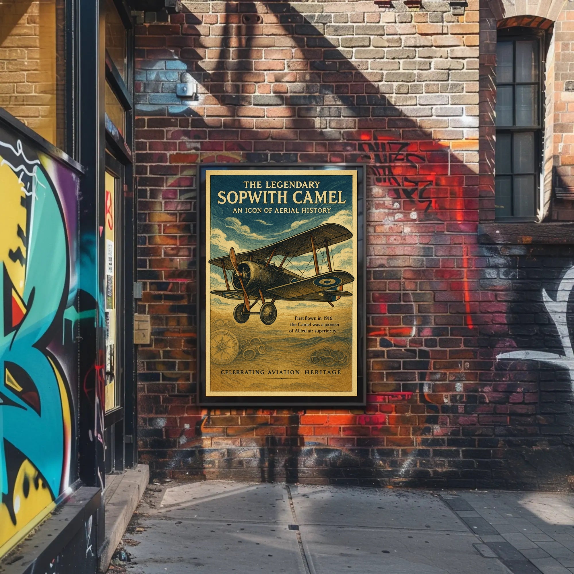 The Legendary Sopwith Camel Poster PosterGoat