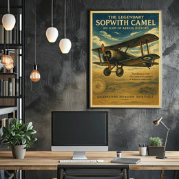 The Legendary Sopwith Camel Poster PosterGoat