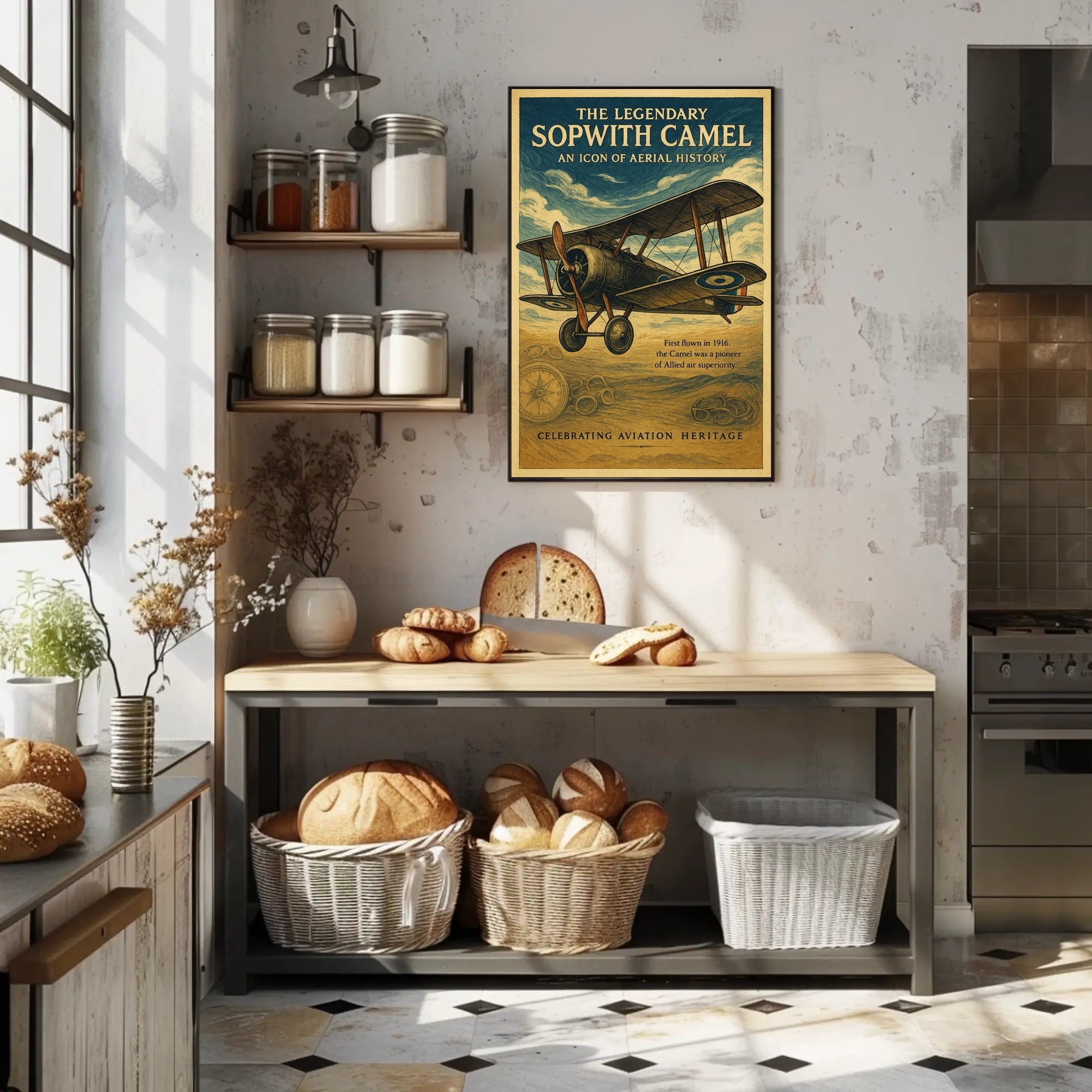 The Legendary Sopwith Camel Poster PosterGoat