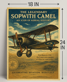 The Legendary Sopwith Camel Poster PosterGoat