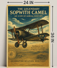 The Legendary Sopwith Camel Poster PosterGoat