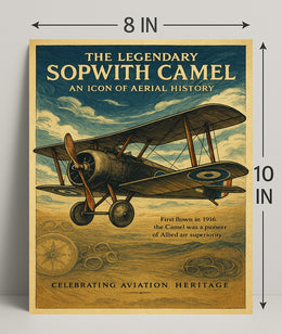 The Legendary Sopwith Camel Poster PosterGoat