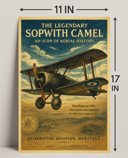 The Legendary Sopwith Camel Poster PosterGoat