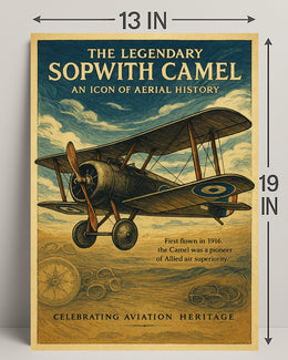 The Legendary Sopwith Camel Poster PosterGoat