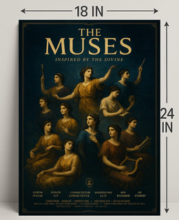 The Muses Inspired By The Divine Poster PosterGoat