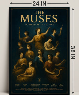 The Muses Inspired By The Divine Poster PosterGoat