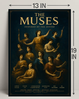 The Muses Inspired By The Divine Poster PosterGoat