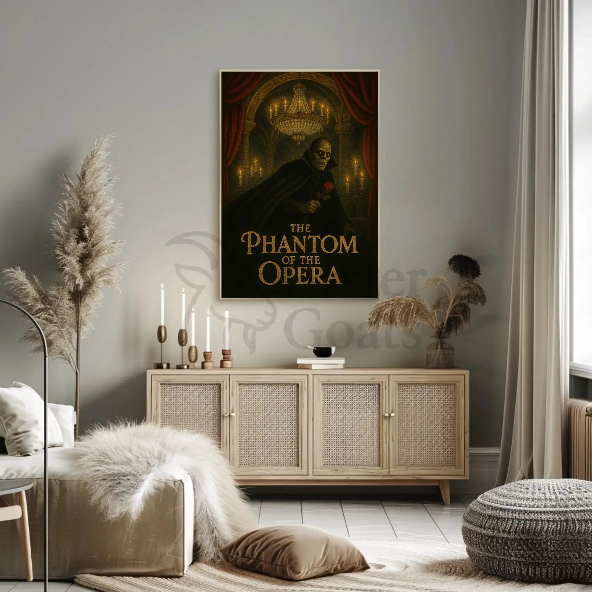The Phantom of the Opera Dramatic Cultural Poster PosterGoat