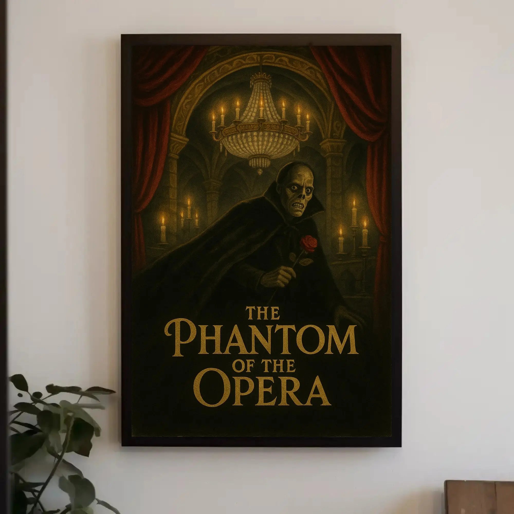 The Phantom of the Opera Dramatic Cultural Poster PosterGoat