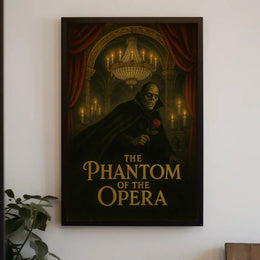 The Phantom of the Opera Dramatic Cultural Poster PosterGoat