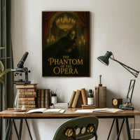 The Phantom of the Opera Dramatic Cultural Poster PosterGoat
