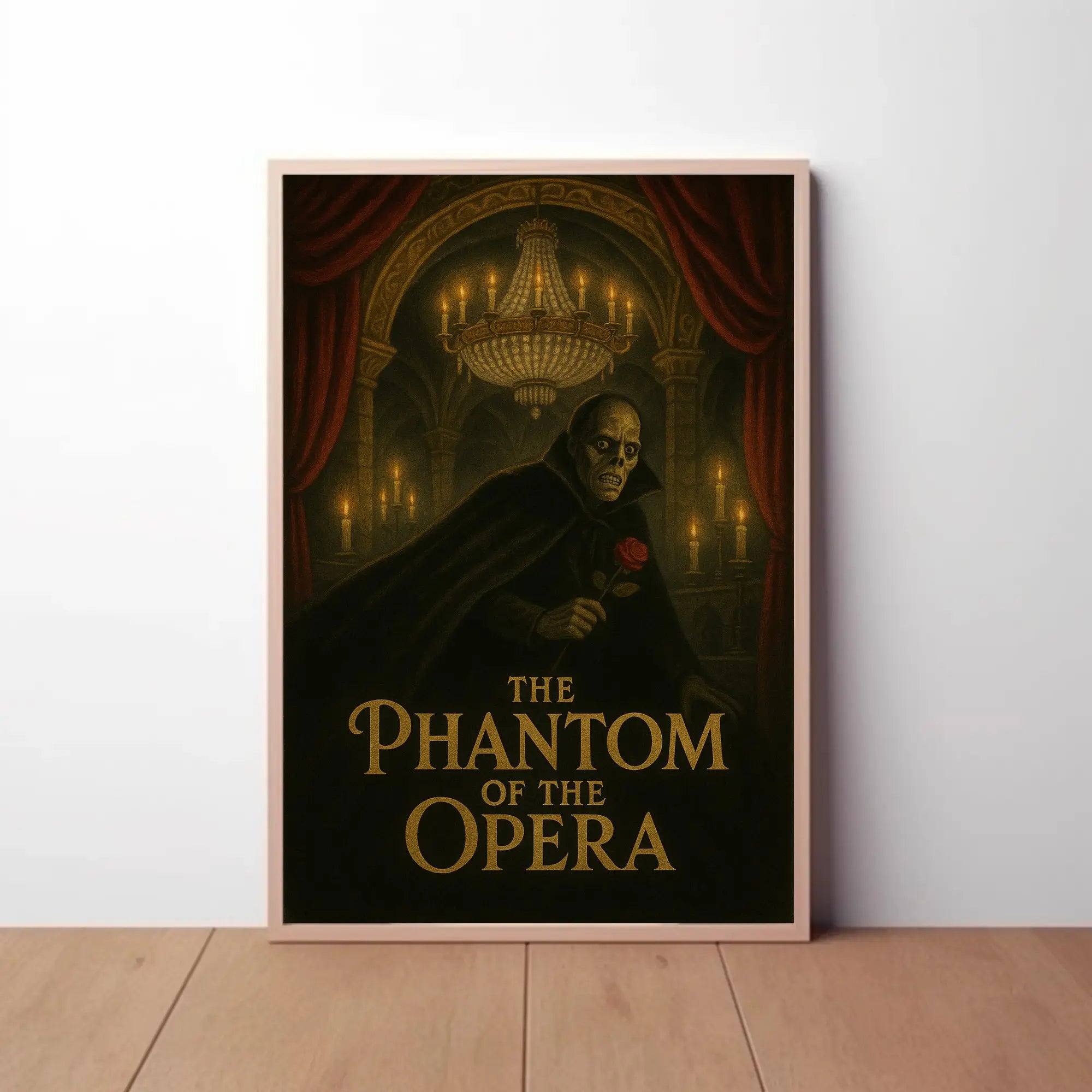 The Phantom of the Opera Dramatic Cultural Poster PosterGoat